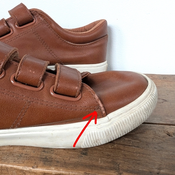 Polo Ralph Lauren Kids Elmwood EZ Brown Sneakers ~ Size 3 - Picture 11 of 11